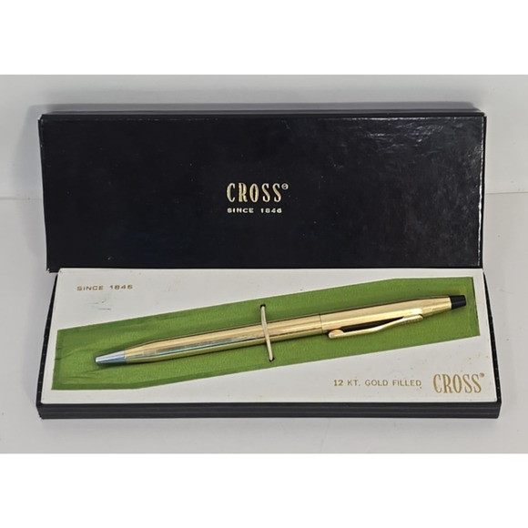 Vintage Cross Century Ballpoint Pen 1/20 6602 12K Gold Filled Made in USA PB8 - Picture 1 of 4